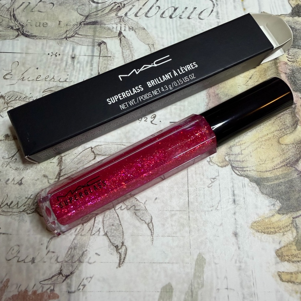 MAC COSMETICS CHERRY ELECTRIC SUPERGLASS BNIB lipgloss lipglass Rare Dazzle